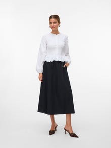 Vero Moda VMCHARLOTTE Cintura alta Falda larga -Black - 10331017