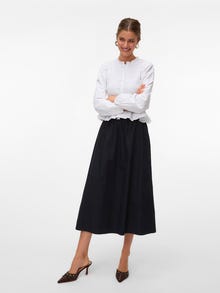 Vero Moda VMCHARLOTTE Cintura alta Falda larga -Black - 10331017
