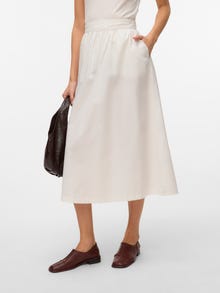 Vero Moda VMCHARLOTTE Hög midja Lång kjol -Snow White - 10331017