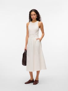 Vero Moda VMCHARLOTTE Hög midja Lång kjol -Snow White - 10331017