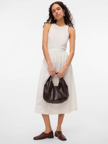 Vero Moda VMCHARLOTTE Hög midja Lång kjol -Snow White - 10331017