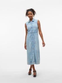 Vero Moda VMNENYA Midi dress -Medium Blue Denim - 10331072
