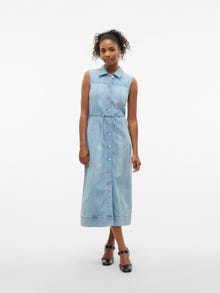 Vero Moda VMNENYA Midikleid -Medium Blue Denim - 10331072
