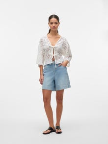Vero Moda VMMALUCCA Shorts im 5-Taschen Design -Medium Blue Denim - 10331073