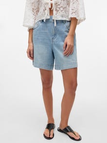 Vero Moda VMMALUCCA Shorts im 5-Taschen Design -Medium Blue Denim - 10331073