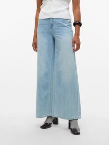 Vero Moda VMANNET Mid Rise Weiter Beinschnitt Jeans -Medium Blue Denim - 10331076