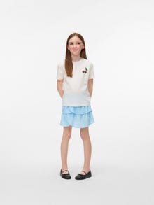 Vero Moda VMEMMA Wysoka talia Krótka spódnica -Airy Blue - 10331087