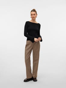 Vero Moda AWSINKA Strikket top -Black - 10331171