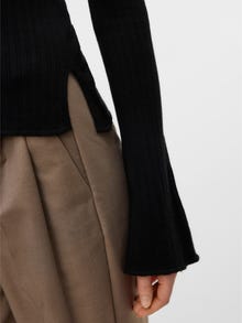 Vero Moda AWSINKA Pleteni top -Black - 10331171