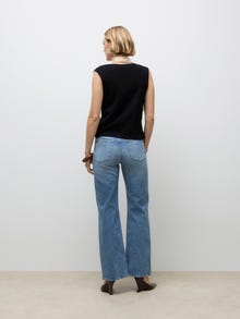 Vero Moda AWSIMONE Πλεκτό τοπ -Black - 10331184