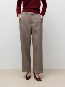 Vero Moda AWSIMMA Tailored Trousers -Beaver Fur - 10331210