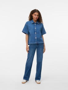 Vero Moda VMTESSA Jeanshemd -Medium Blue Denim - 10331219