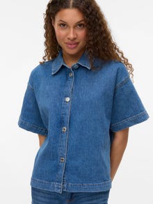 Vero Moda VMTESSA Jeanshemd -Medium Blue Denim - 10331219