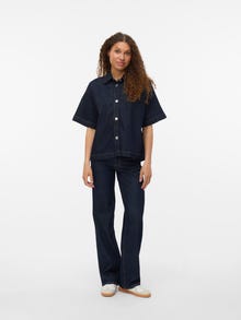 Vero Moda VMTESSA Jeanshemd -Dark Blue Denim - 10331219