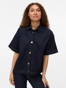 Vero Moda VMTESSA Jeanshemd -Dark Blue Denim - 10331219