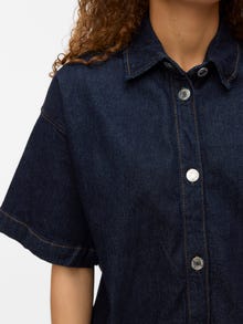 Vero Moda VMTESSA Jeanshemd -Dark Blue Denim - 10331219