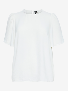 Vero Moda VMCALVA Top -Cloud Dancer - 10331247