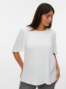 Vero Moda VMCALVA Tops -Cloud Dancer - 10331247
