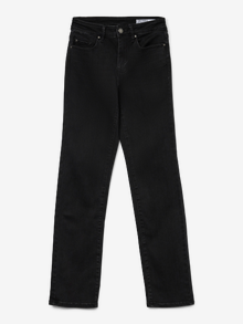 Vero Moda VMFLASH Mid rise Straight Fit Jeans -Black - 10331248