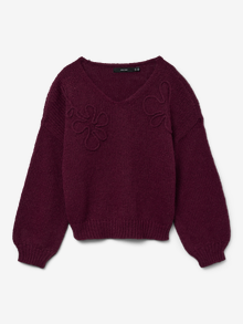Vero Moda VMLOLLIPOP Pullover -Winetasting - 10331273