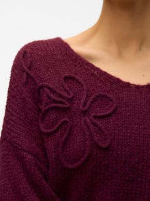 Vero Moda VMLOLLIPOP Pullover -Winetasting - 10331273