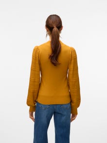 Vero Moda VMNEWLIMONE Pullover -Harvest Gold - 10331283