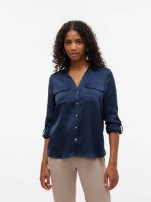 Vero Moda VMLOU Hemd -Navy Blazer - 10331297