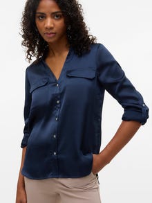 Vero Moda VMLOU Hemd -Navy Blazer - 10331297