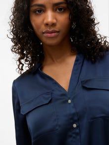 Vero Moda VMLOU Shirt -Navy Blazer - 10331297