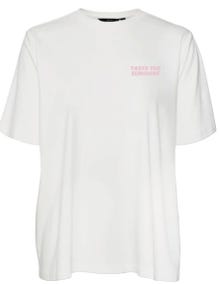 Vero Moda VMTAN T-Shirt -Snow White - 10331313