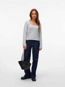 Vero Moda VMHARPER Pullover -Medium Grey Melange - 10331326