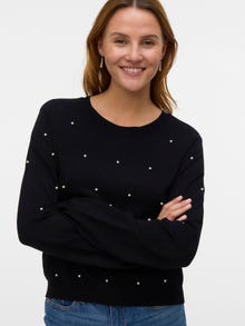 Vero Moda VMGLORY Sweter -Black - 10331386