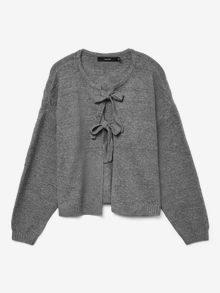 Vero Moda VMBOOM Knit Cardigan -Medium Grey Melange - 10331427