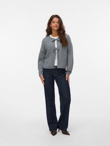 Vero Moda VMBOOM Knit Cardigan -Medium Grey Melange - 10331427