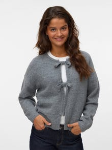 Vero Moda VMBOOM Knit Cardigan -Medium Grey Melange - 10331427