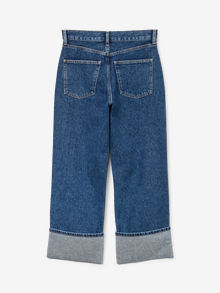 Vero Moda VMCHLOE Høyt snitt Wide Leg Fit Jeans -Medium Blue Denim - 10331429
