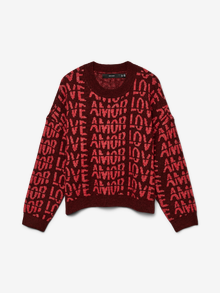 Vero Moda VMLOVE Pulover -Syrah - 10331432