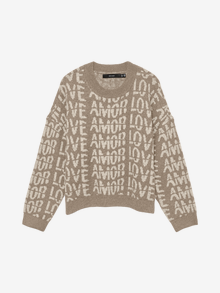Vero Moda VMLOVE Pulover -Silver Mink - 10331432