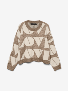 Vero Moda VMLOVE Pulover -Silver Mink - 10331432