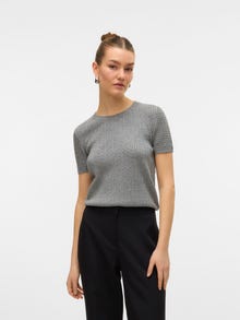 Vero Moda VMMIRLA Pullover -Medium Grey Melange - 10331436