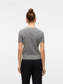 Vero Moda VMMIRLA Sweter -Medium Grey Melange - 10331436