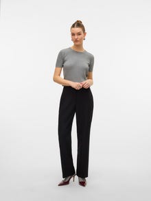 Vero Moda VMMIRLA Pullover -Medium Grey Melange - 10331436