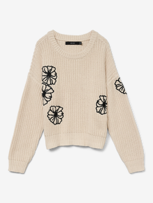 Vero Moda VMLAURA Pullover -Birch - 10331444