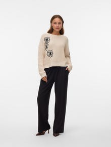 Vero Moda VMLAURA Sweter -Birch - 10331444