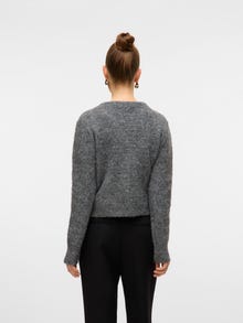 Vero Moda VMBLOSSOM Knit Cardigan -Medium Grey Melange - 10331445