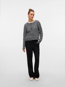 Vero Moda VMBLOSSOM Knit Cardigan -Medium Grey Melange - 10331445