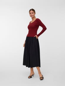 Vero Moda VMWILLOW Pullover -Syrah - 10331448