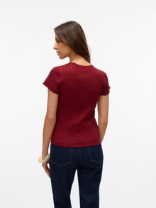 Vero Moda VMWILLOW Neulepuserot -Syrah - 10331449
