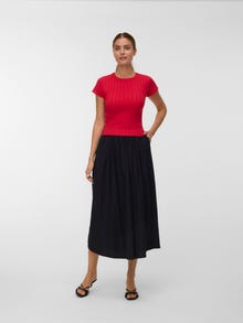 Vero Moda VMWILLOW Sweter -Ribbon Red - 10331449