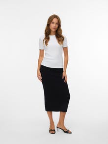 Vero Moda VMNANCY Srednji struk Duga suknja -Black - 10331453